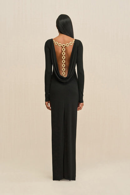 ROZALIA GOWN - BLACK