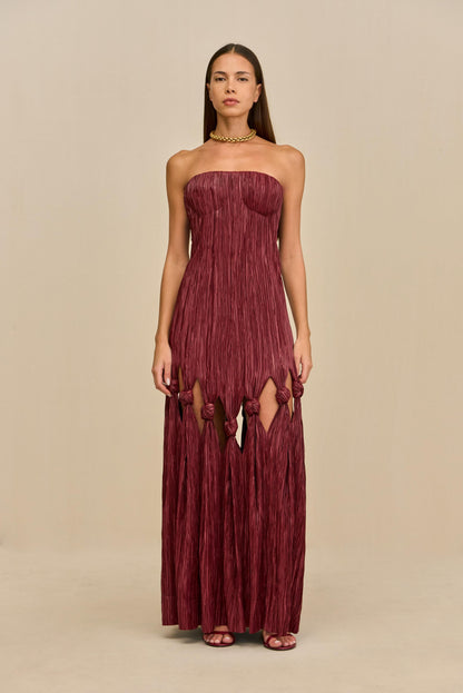 JAMISHA GOWN - CHIANTI