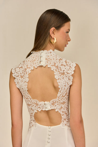 RITI DRESS - OFF WHITE