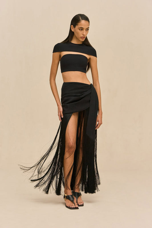SAMAN SKIRT - BLACK