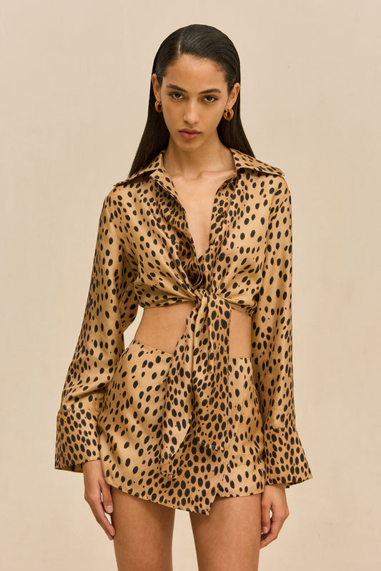 KATE TOP - CHEETAH