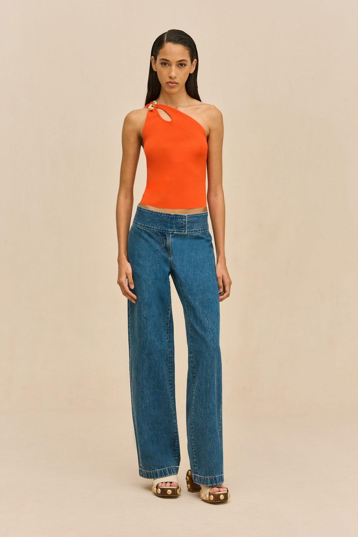 YAEL PANT - MEDIUM WASH BLUE