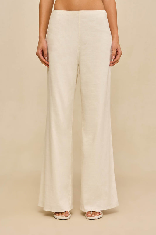 KORA PANT - OFF WHITE LINEN