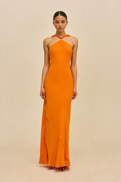 PHEOBE GOWN - PERSIMMON