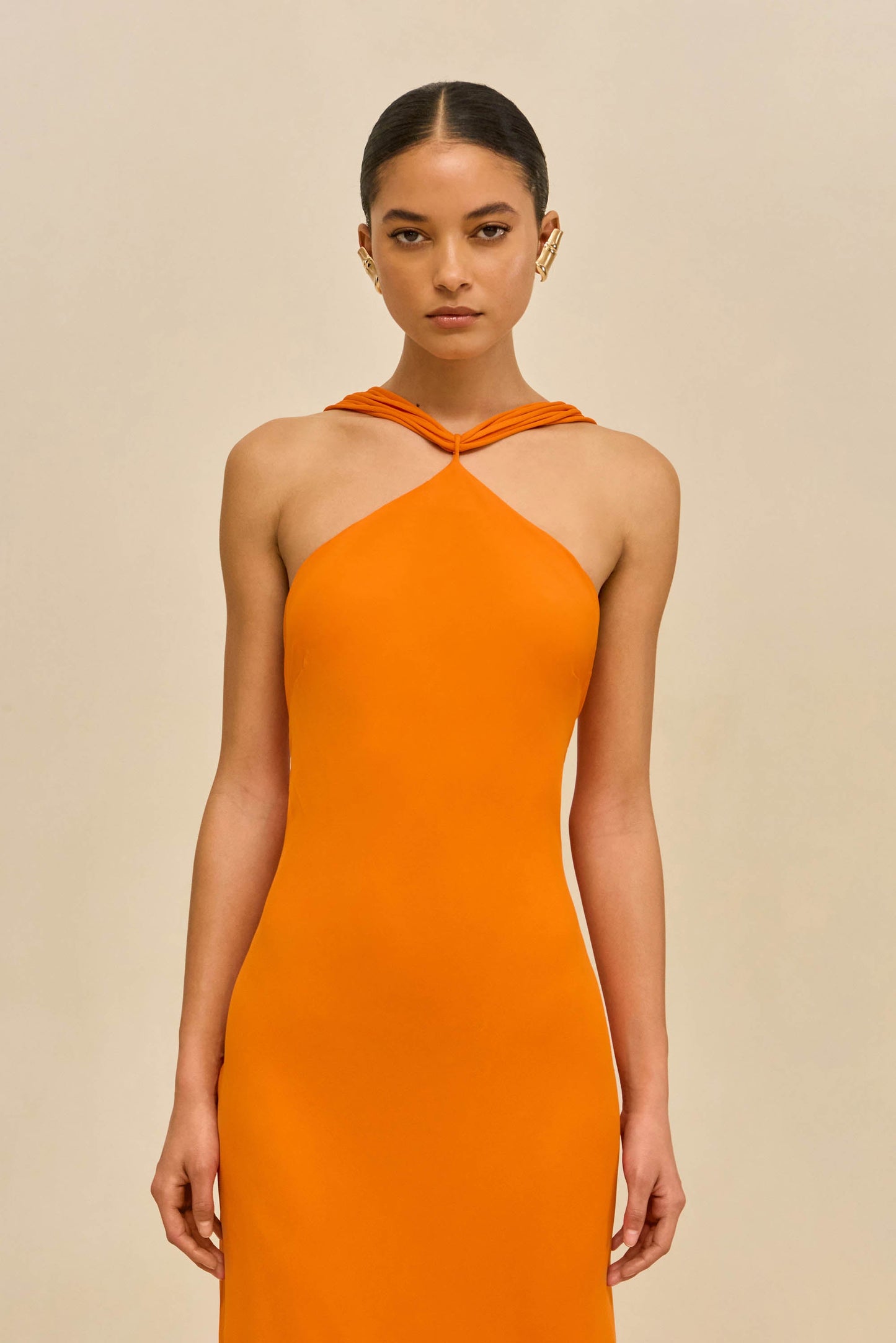 PHEOBE GOWN - PERSIMMON