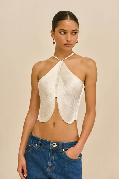 QUELLA TOP - OFF WHITE