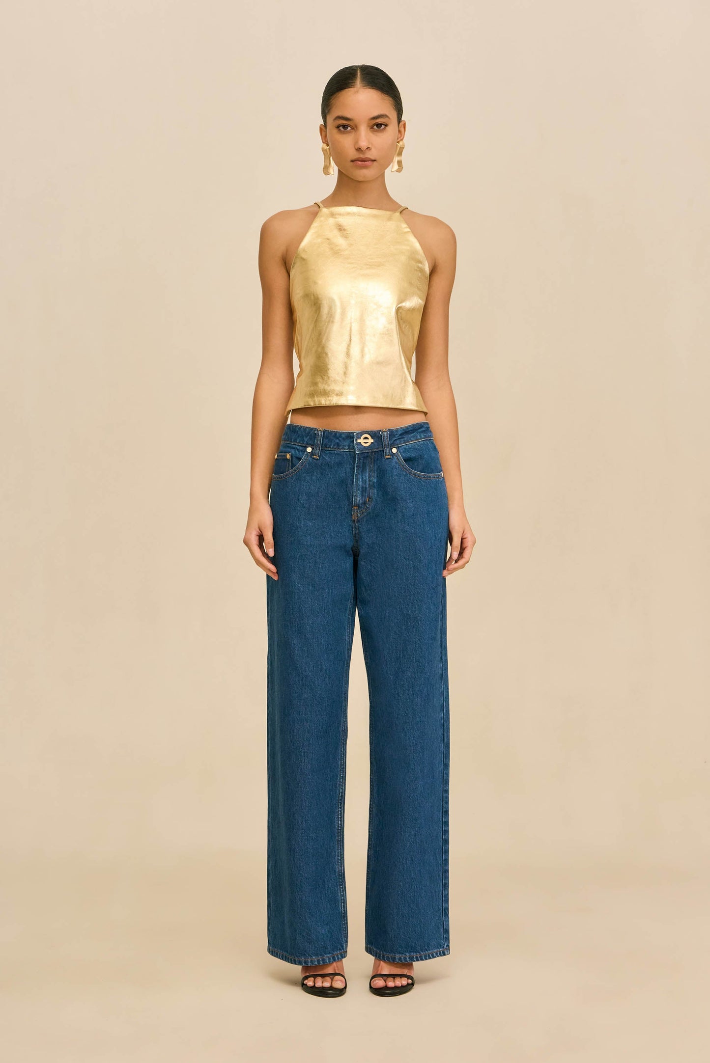 JUHI TOP - GOLD