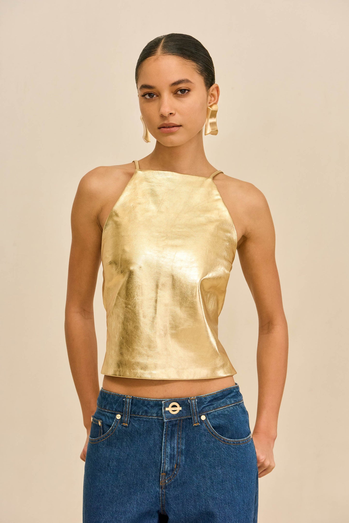 JUHI TOP - GOLD