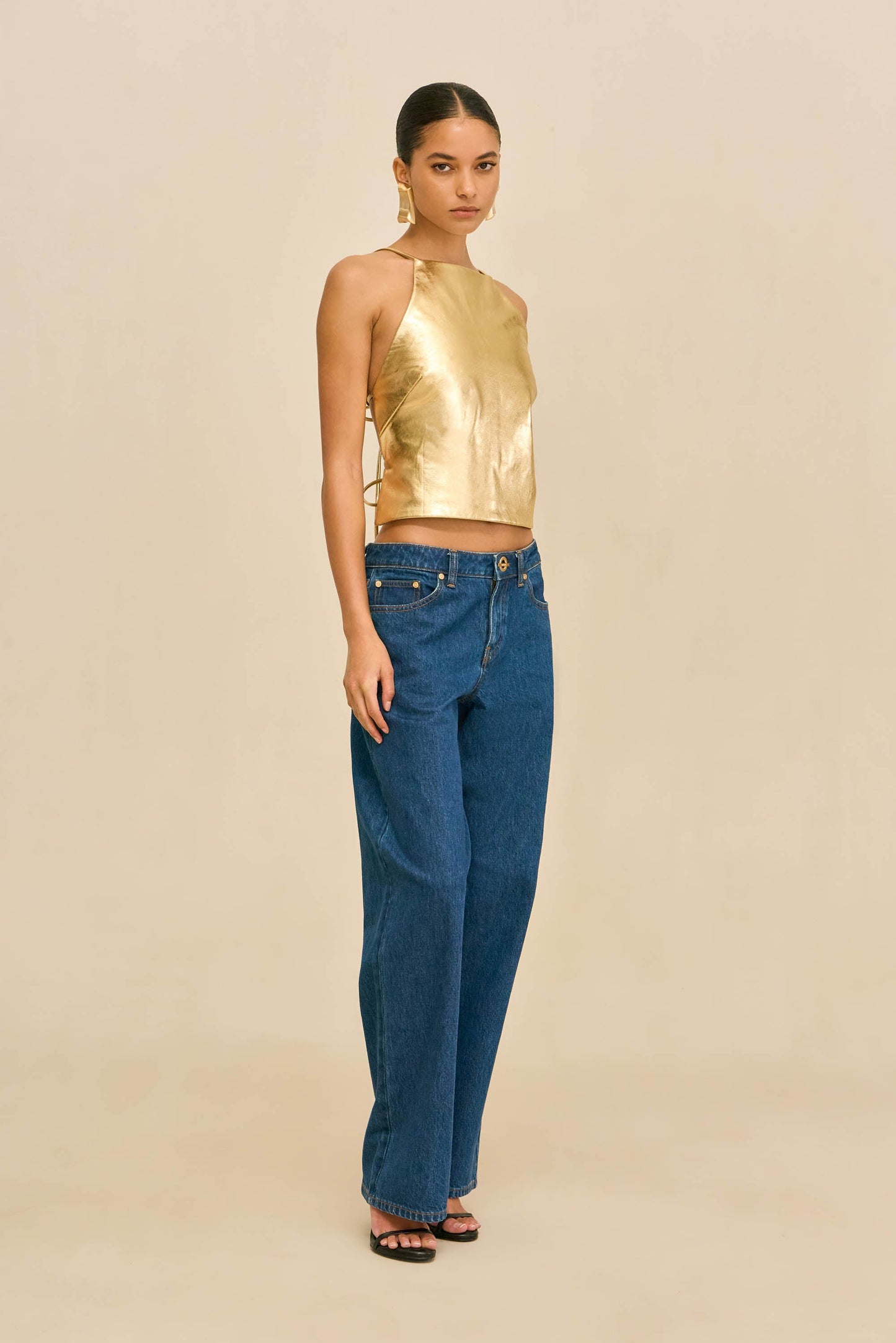 JUHI TOP - GOLD