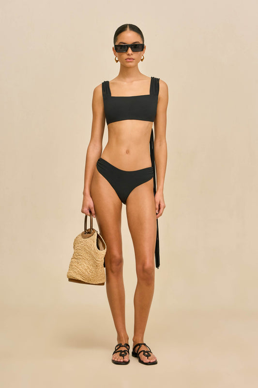 ALLIANA BIKINI BOTTOM - BLACK