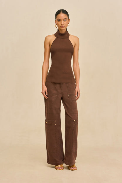 WAKE KNIT TOP - JAVA