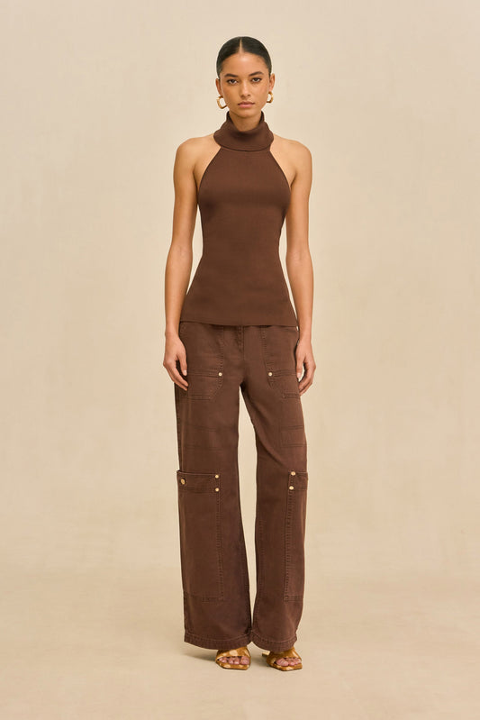 WAKE KNIT TOP - JAVA