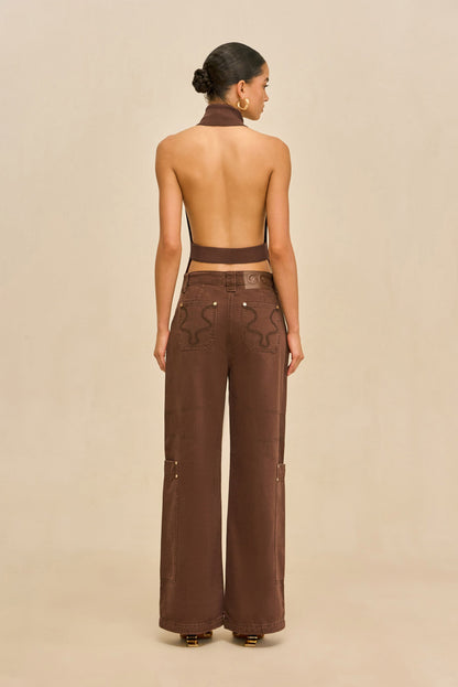 WAKE KNIT TOP - JAVA