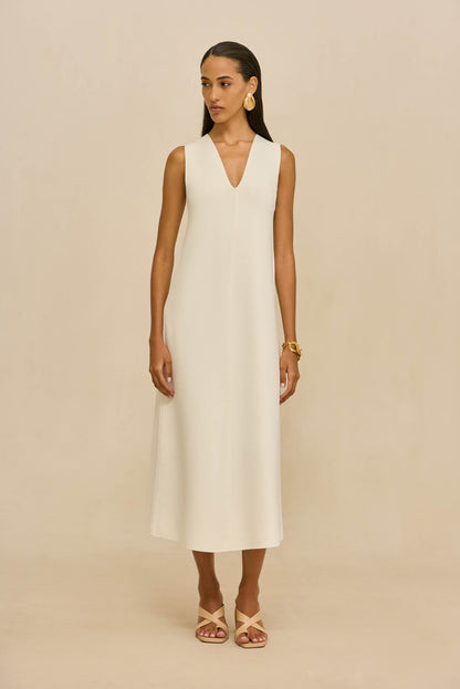 VIOLLET KNIT DRESS - OFF WHITE