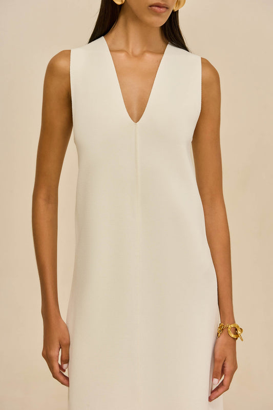 VIOLLET KNIT DRESS - OFF WHITE