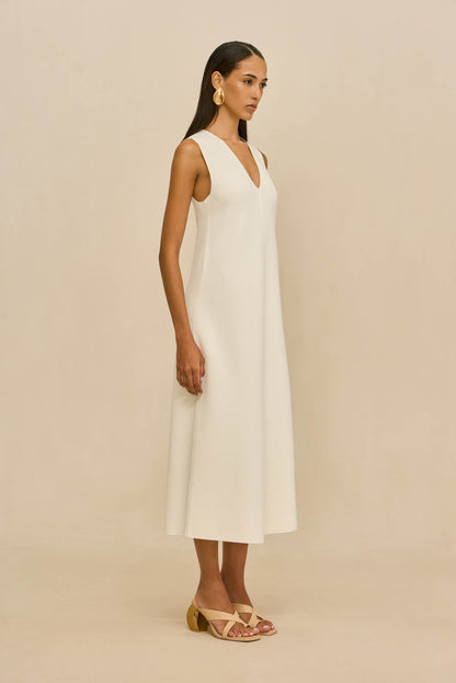 VIOLLET KNIT DRESS - OFF WHITE