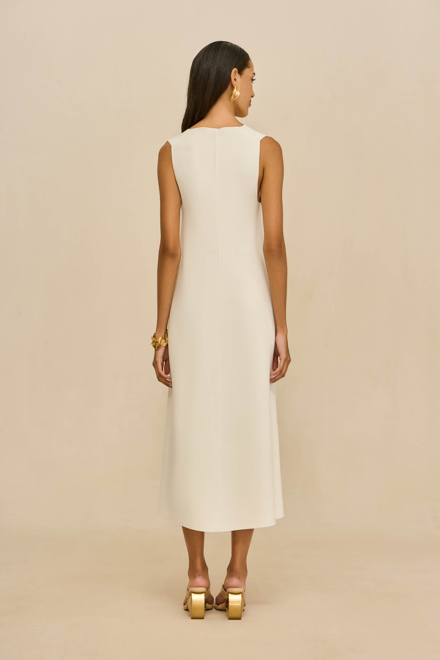 VIOLLET KNIT DRESS - OFF WHITE