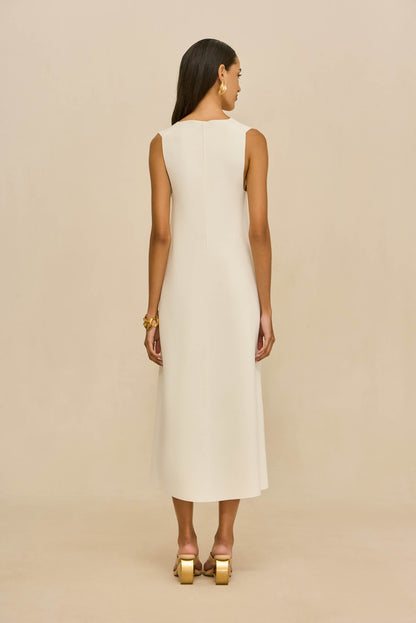 VIOLLET KNIT DRESS - OFF WHITE