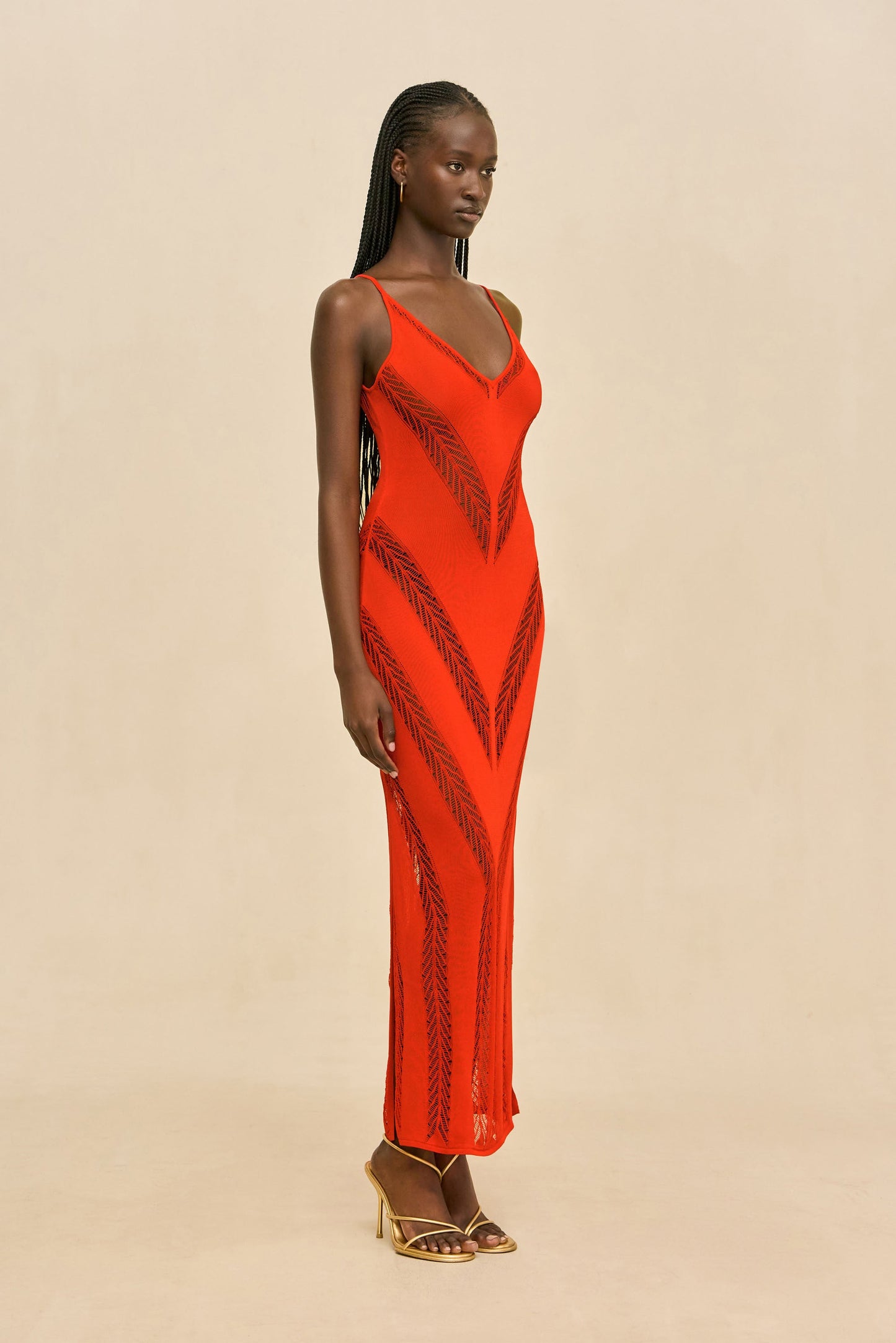 ELZA KNIT DRESS - CANYON