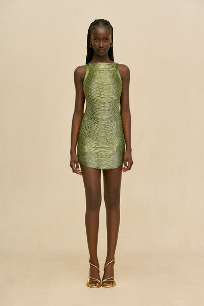 MADISON DRESS - DEEP PASTURE