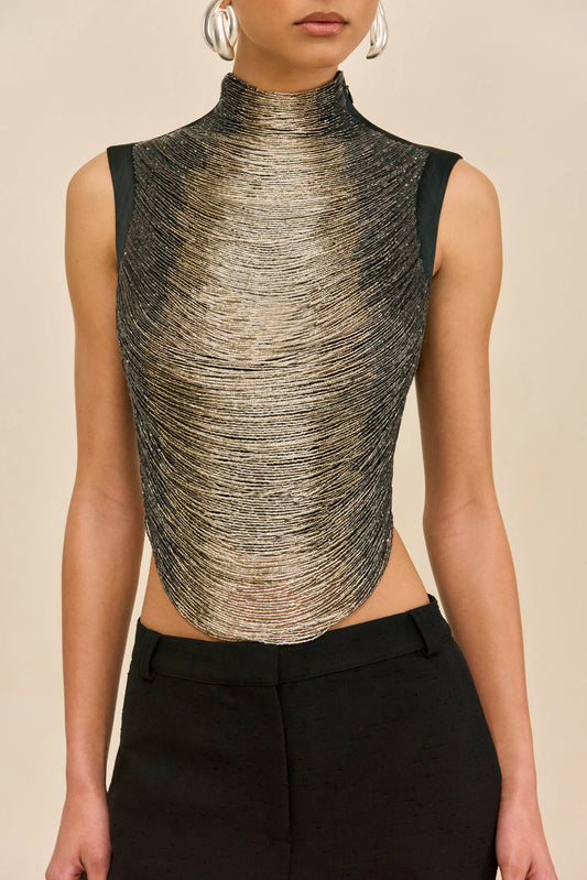 TARAJI TOP - BLACK