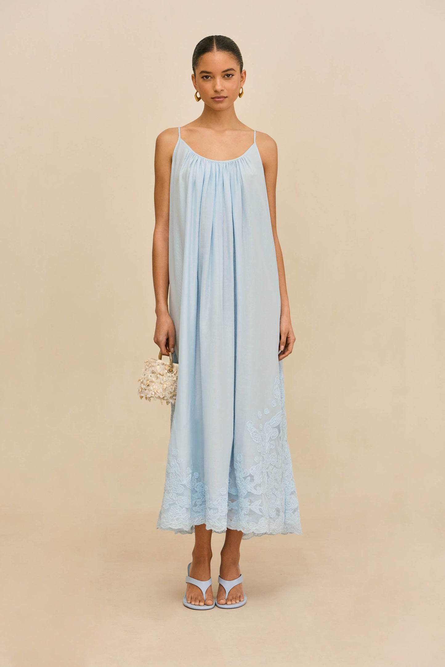 MAGDA DRESS - COASTAL