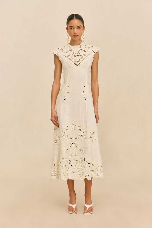 THALASSA DRESS - OFF WHITE