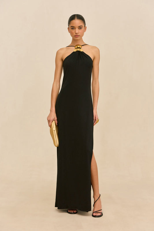 VAELA GOWN - BLACK