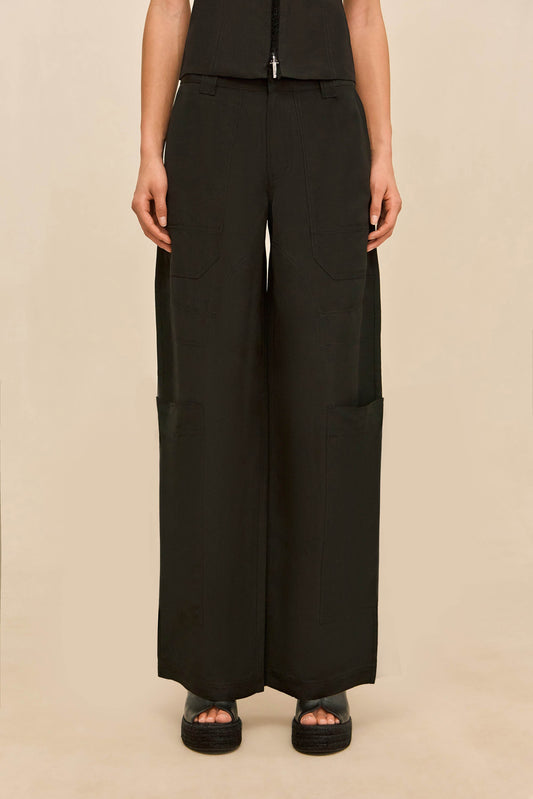 WYNN LOW RISE PANT - BLACK