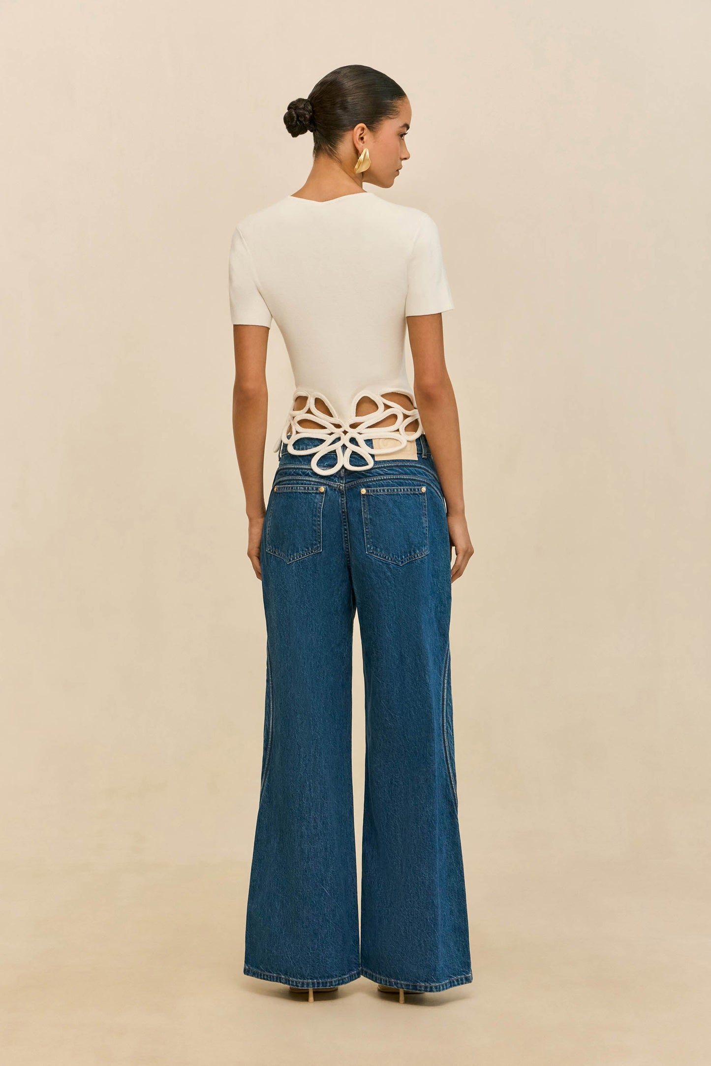 ERES KNIT TOP - OFF WHITE