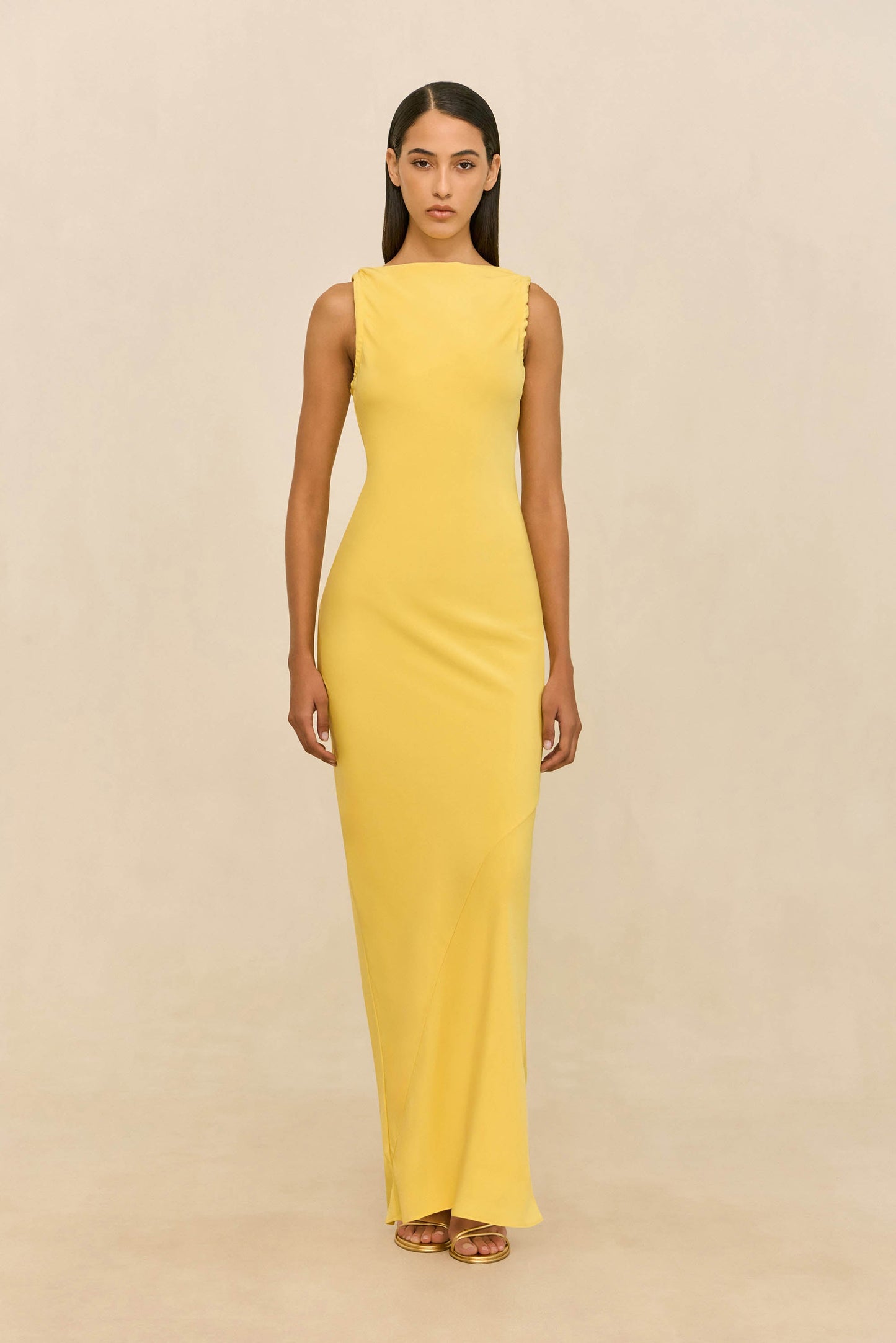 CELESTINA GOWN - CANARY
