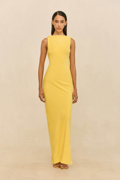 CELESTINA GOWN - CANARY