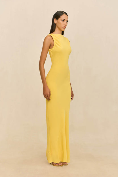 CELESTINA GOWN - CANARY