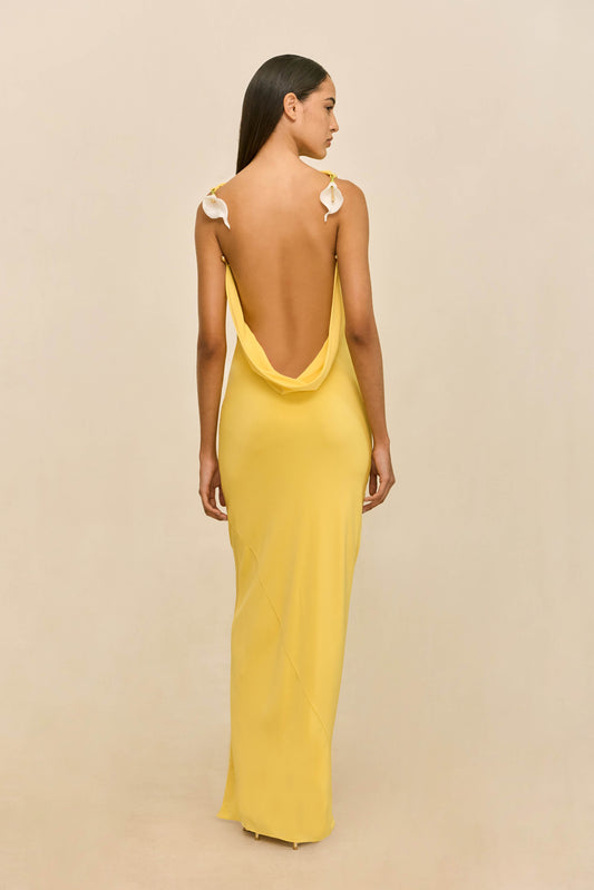 CELESTINA GOWN - CANARY