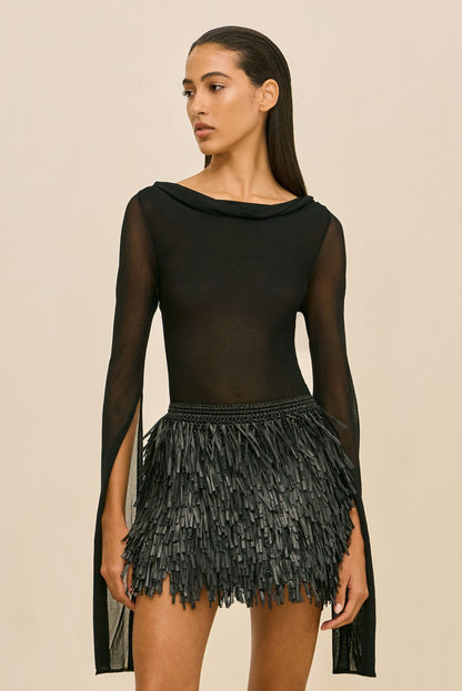 DARRYL SKIRT - BLACK