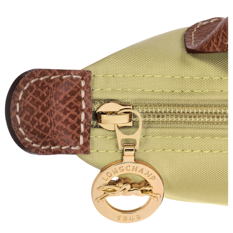 Le Pliage Original Pouch with handle Pistachio - Recycled canvas