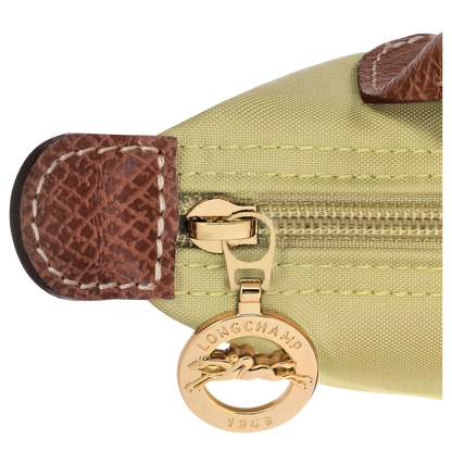 Le Pliage Original Pouch with handle Pistachio - Recycled canvas