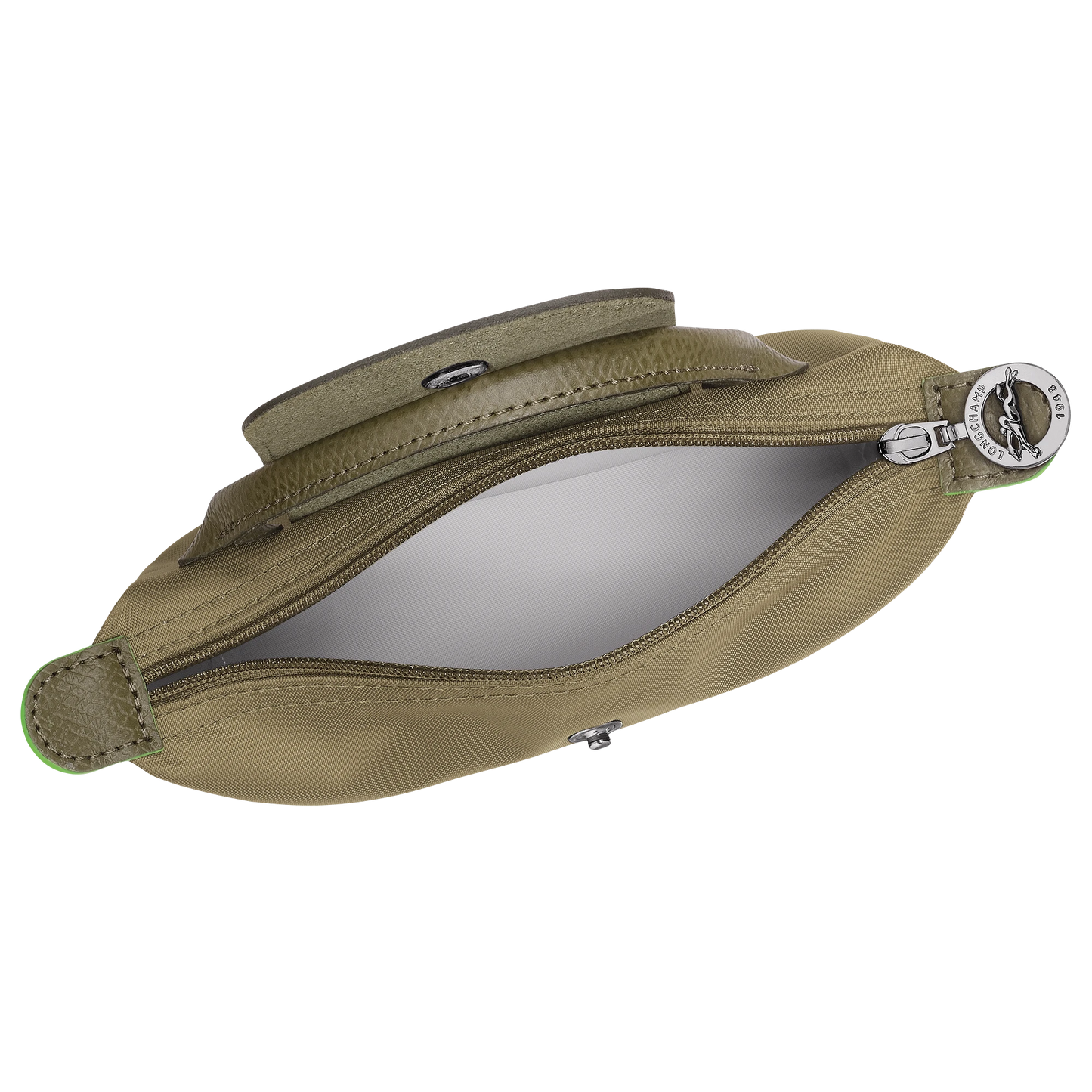 Le Pliage Original Pouch with handle Artichoke - Recycled canvas