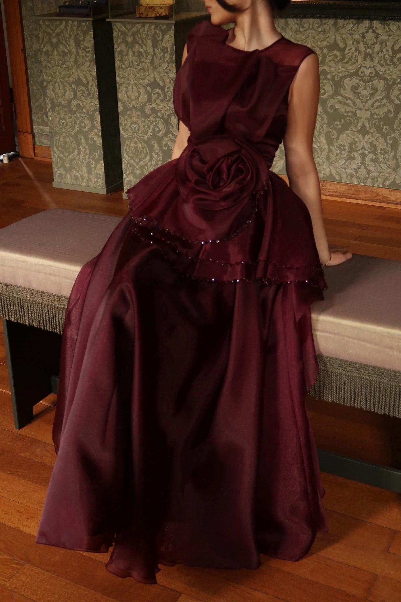 The Florence dress plum