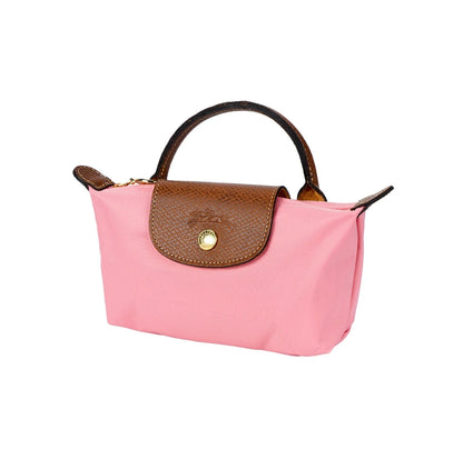 Le Pliage Original Pouch with handle Marshmallow Pink - Recycled canvas