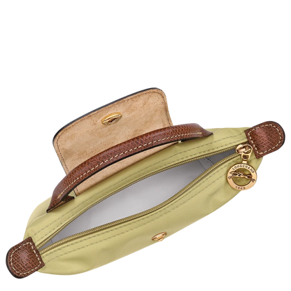 Le Pliage Original Pouch with handle Pistachio - Recycled canvas