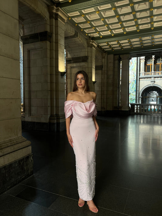 The Bloom dress pink