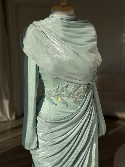 The Velora dress mint