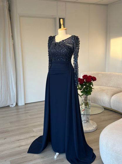 The Zara dress navy blue