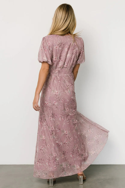 Ardley Maxi Dress | Vintage Plum Floral