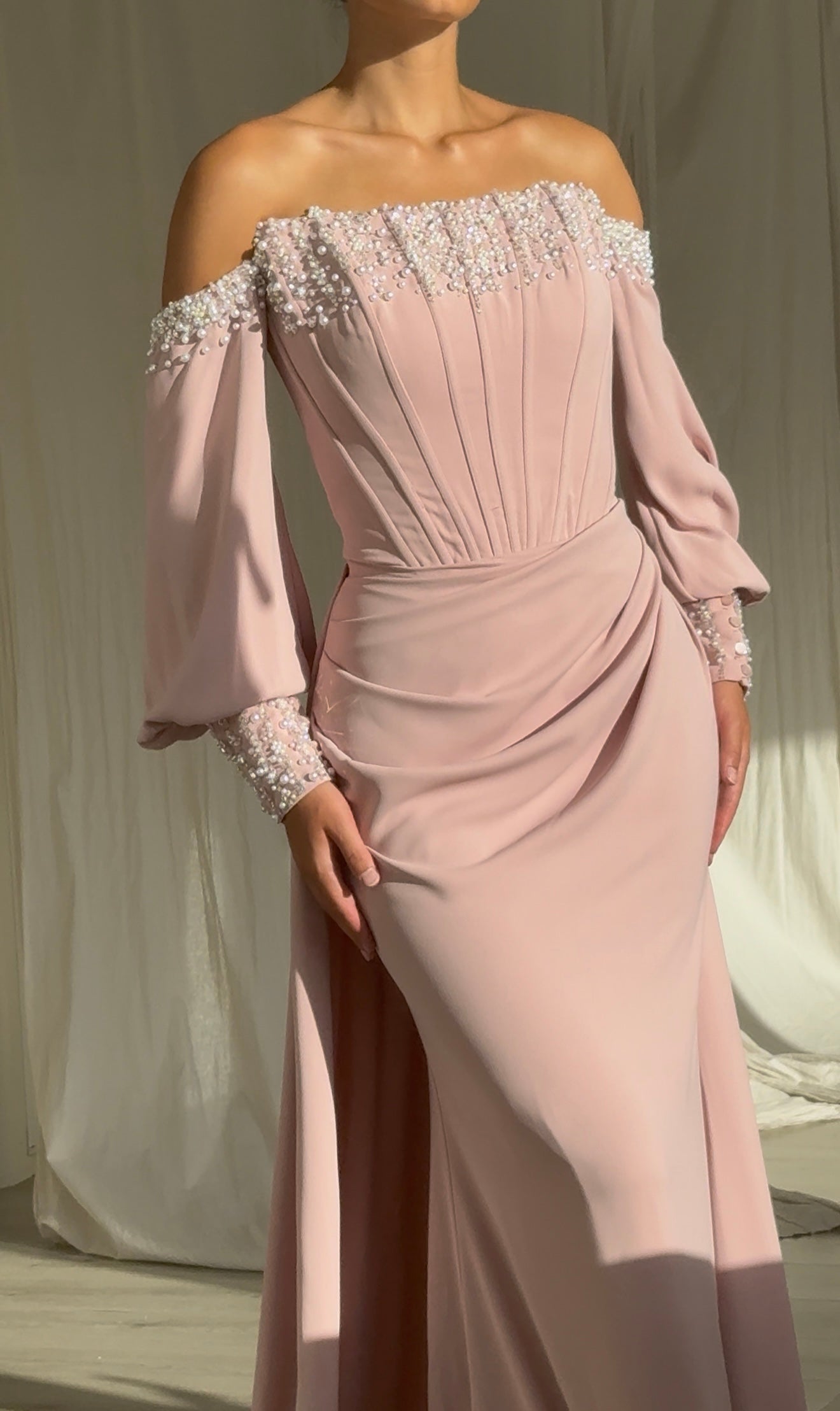 The Cinderella dress soft pink