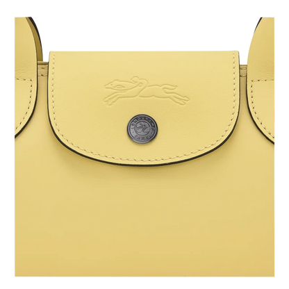 Le Pliage Xtra M Shoulder bag Lime - Leather