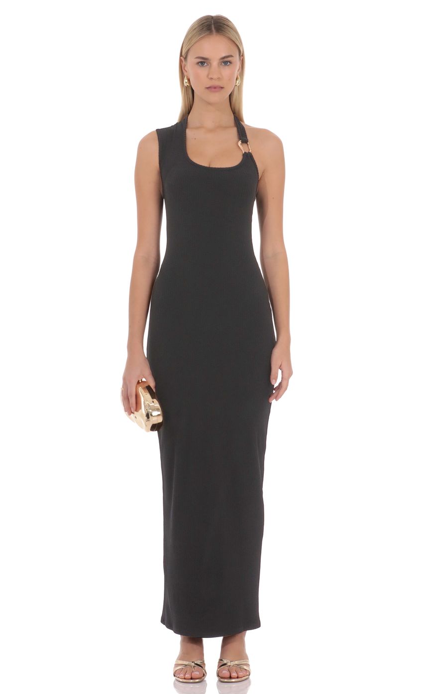 Avelique Asymmetric Maxi Dress