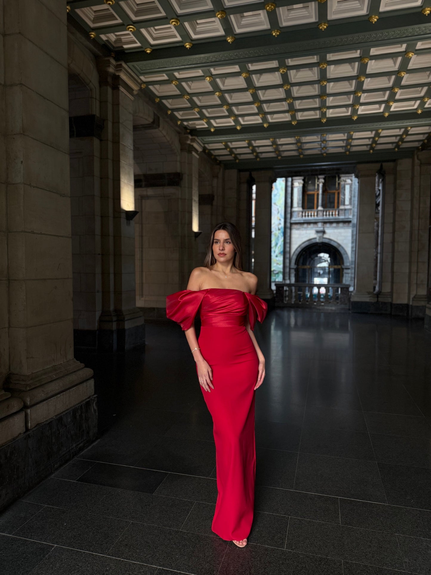 The Coco dress red