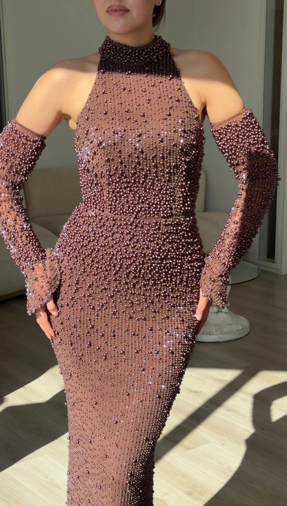 The Sará dress brown